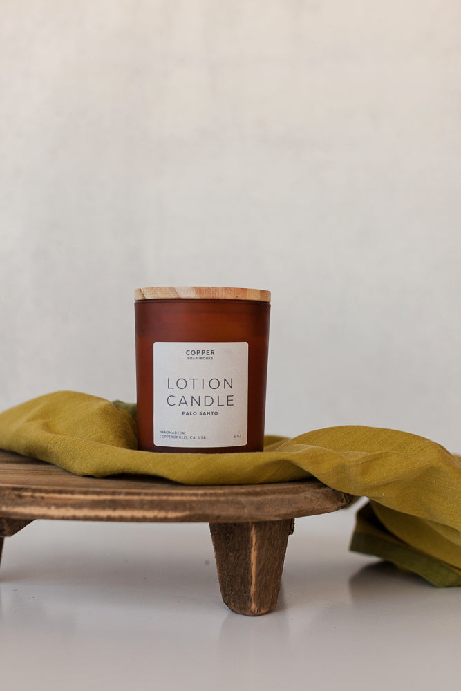 Lavender Lemon essential oil massage candle