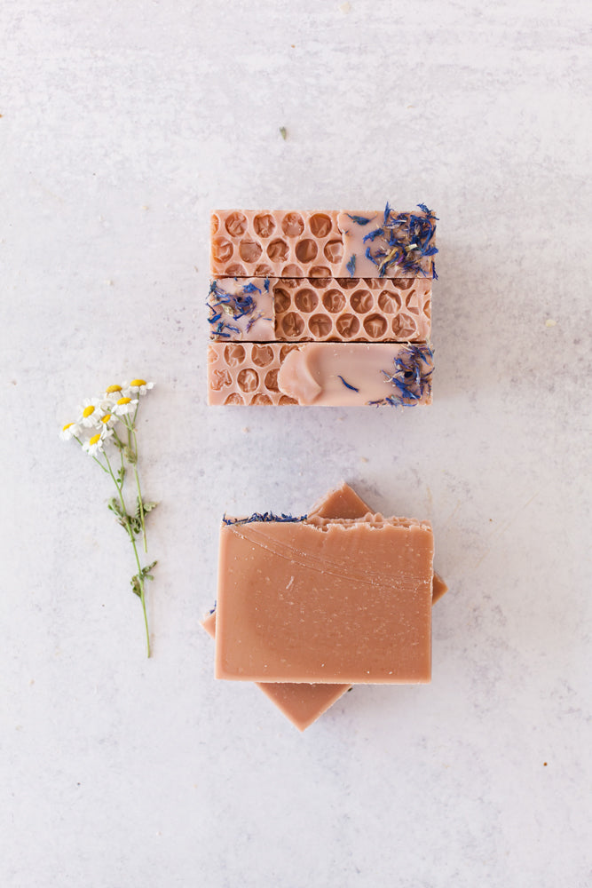 Wild Basil goat milk and honey soap