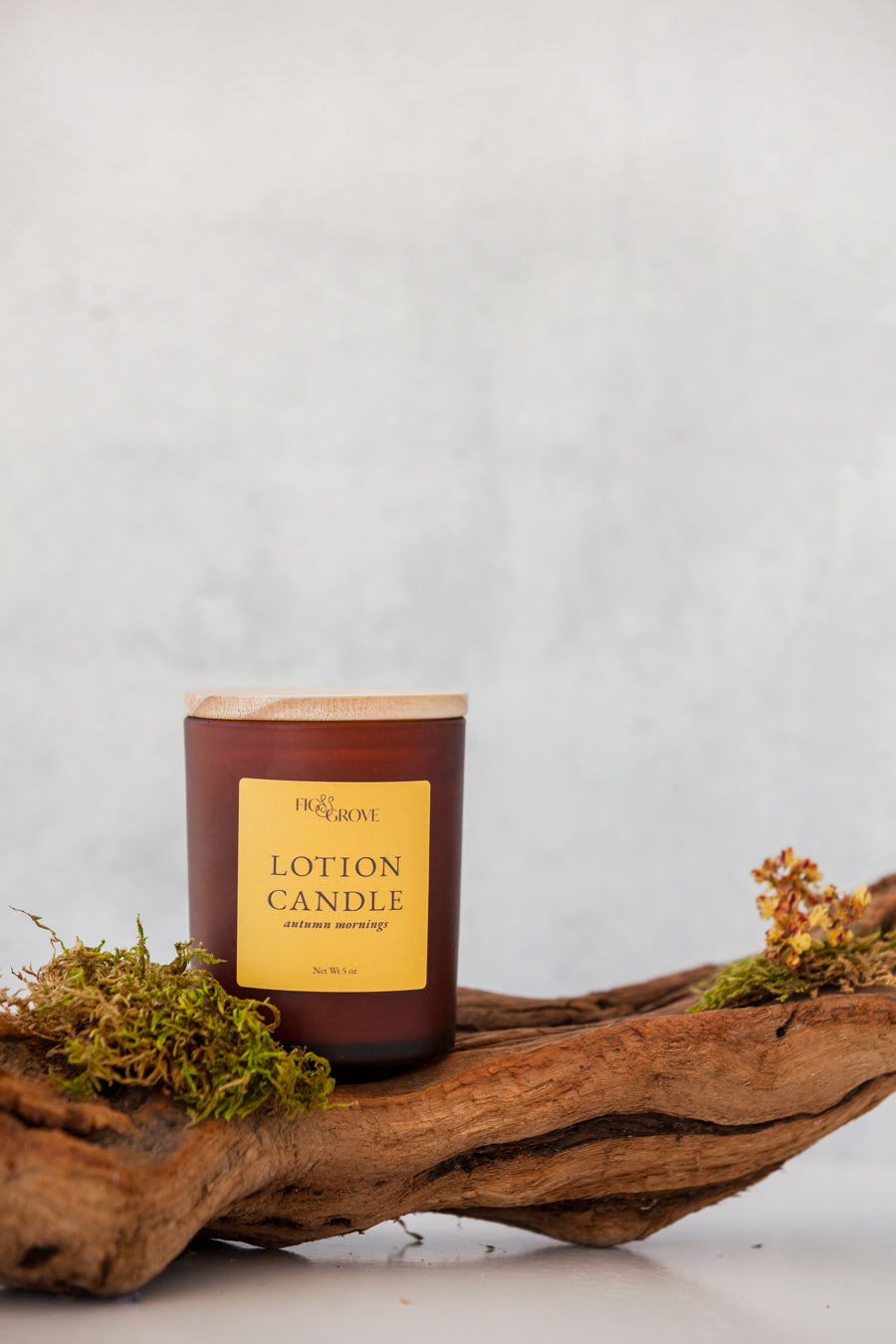 Essential Oil massage and lotion candle