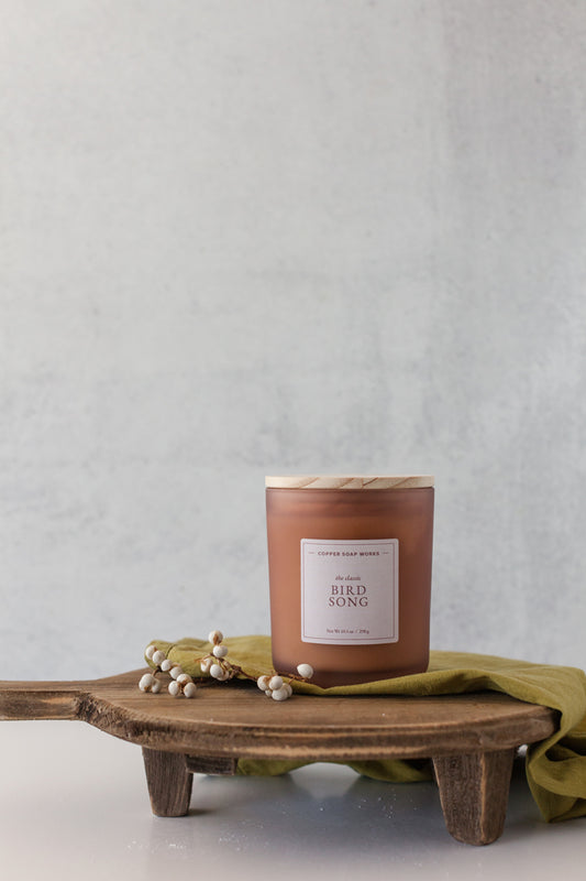 hand poured 100% soy wax essential oil candle 