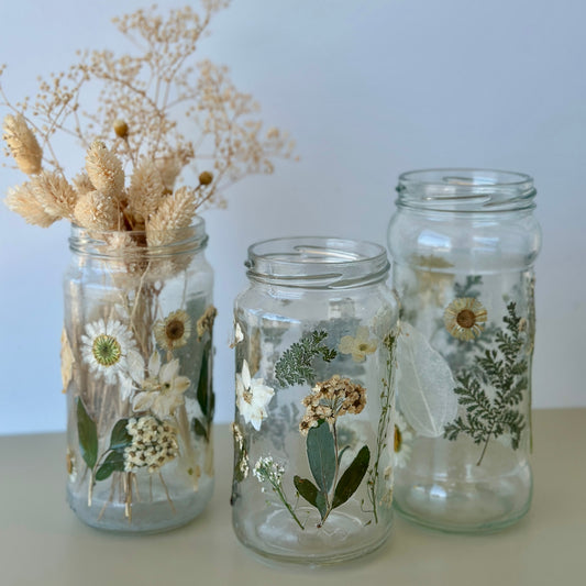 Upcycled Dried Flower Jars (8/16/25)