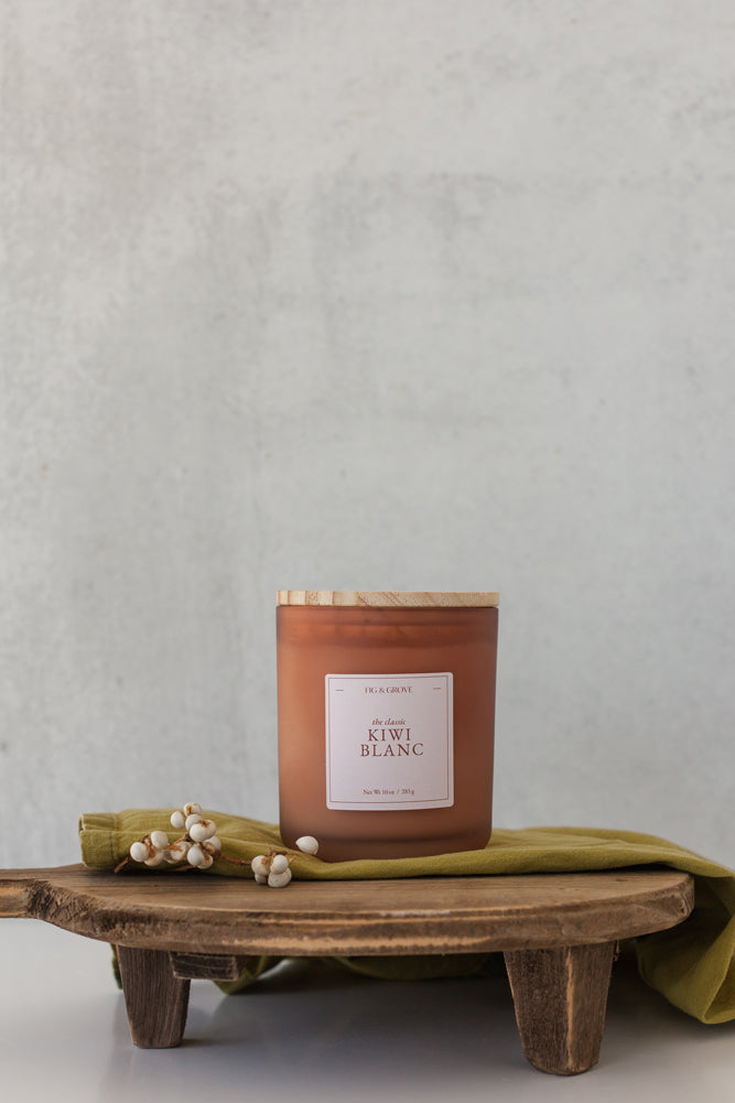 Kiwi 100% natural fragrance soy wax candle