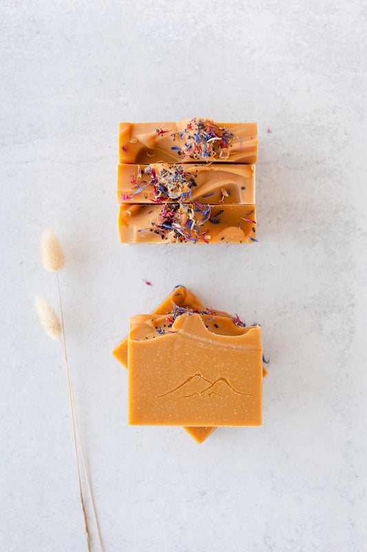 Vanilla Pumpkin Spice handmade goat milk soap